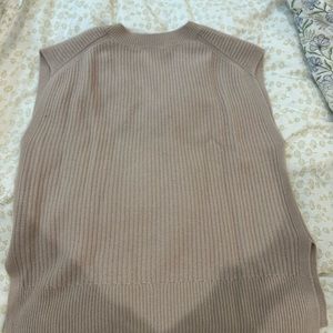 White and Warren Cashmere Sweater vest, size S